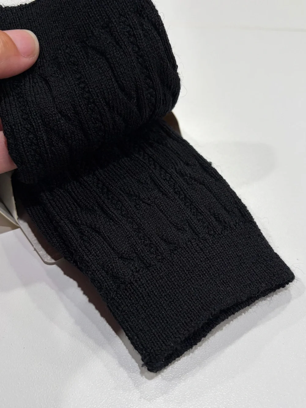 Smartwool Women's S Small Everyday Cable Zero Cushion Crew Socks Black NWT